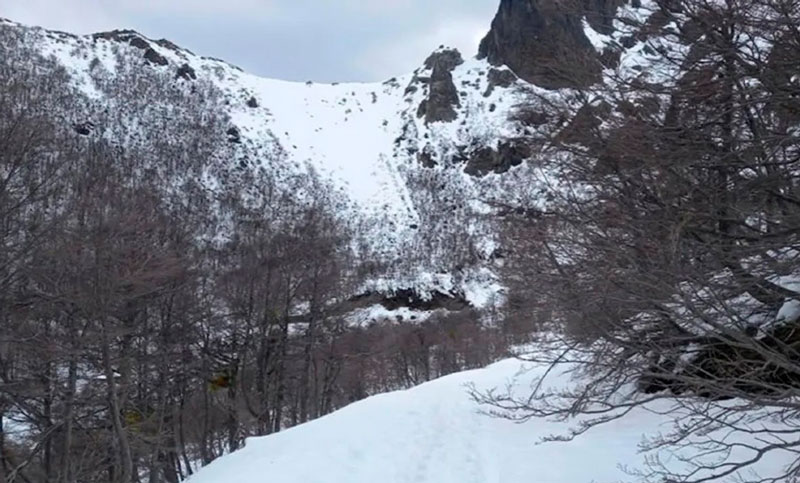 Tragedia en Bariloche: un montañista murió tras una avalancha en el cerro López