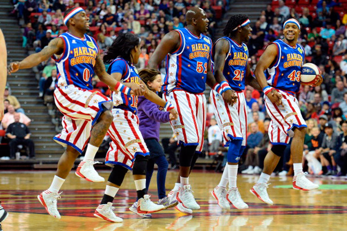 Única función de los Harlem Globetrotters en Rosario