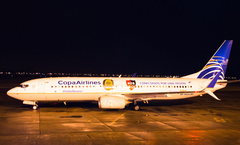 Copa Airlines Presentó El Avión Con Los Colores De Newells