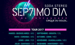 Más de 50 mil entradas vendidas para el tributo de Cirque Du Soleil a Soda Stereo