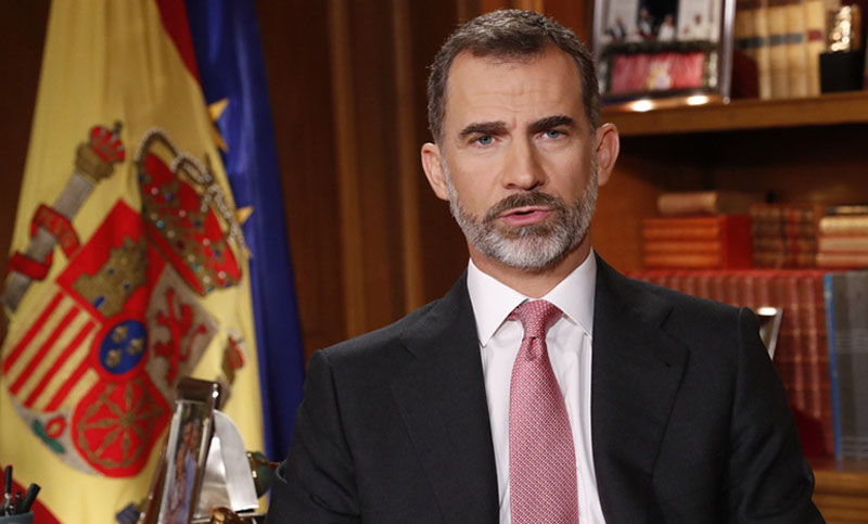 Felipe VI opina sobre Cataluña y recibe críticas de varios sectores