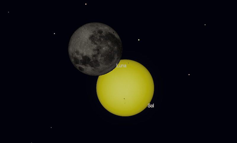 Este jueves un eclipse parcial de sol sorprenderá al atardecer