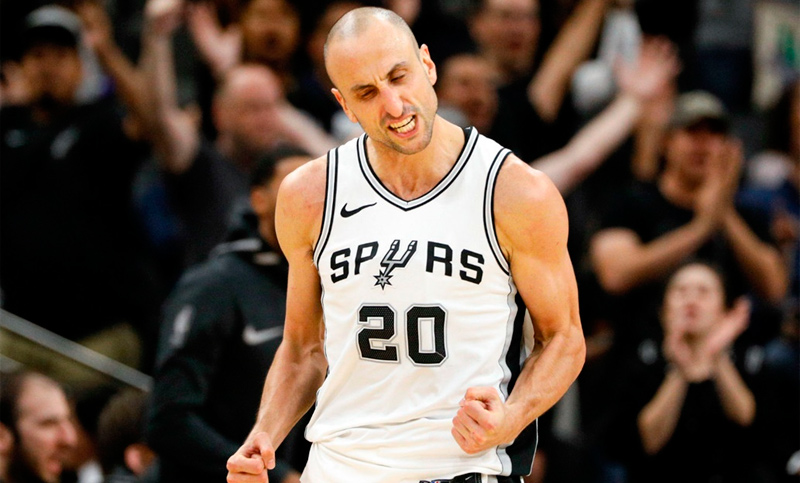 De la mano de un estelar Ginóbili, los Spurs clasificaron a playoffs