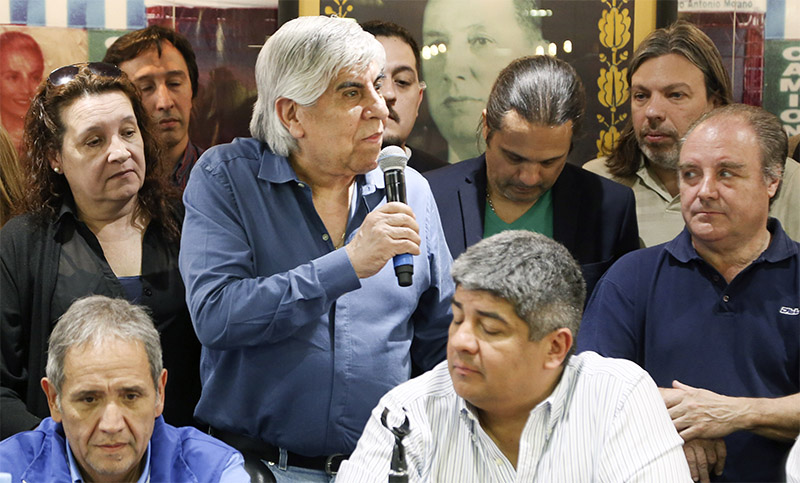 Hugo Moyano: «El paro es una demostración del pueblo, que está por encima de los dirigentes»