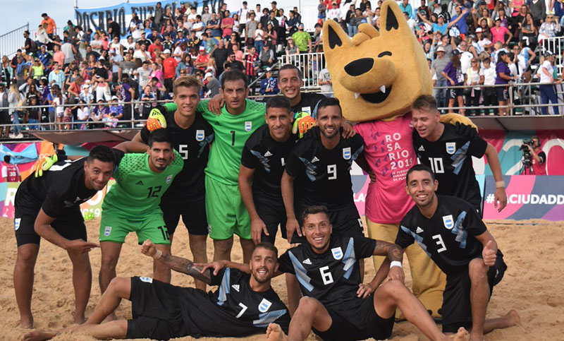 El fútbol playa de Argentina volvió a ganar y buscará el pasaje a la final