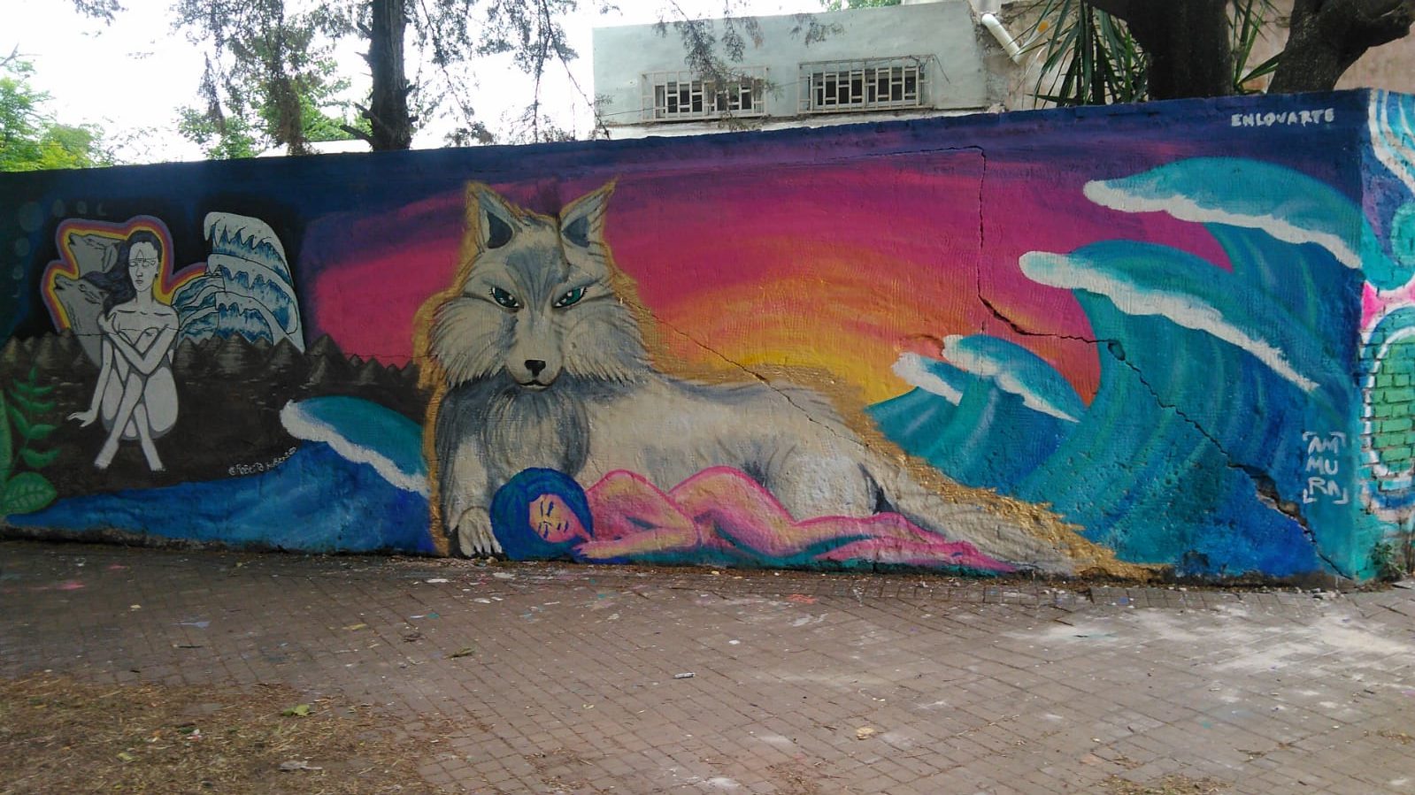 Las Paredes De Barrio Ludueña Se Llenaron De Arte En El Segundo Encuentro De Muralistas