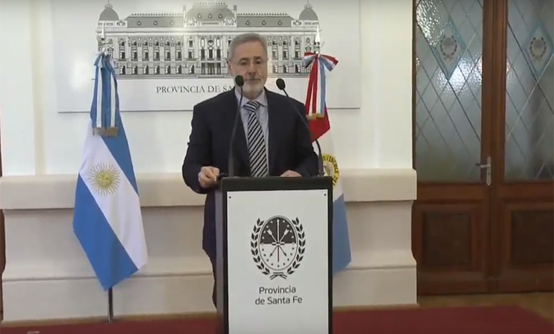 Marcelo Saín, el flamante ministro de Seguridad de Santa Fe, anunció el plan de Perotti en la materia