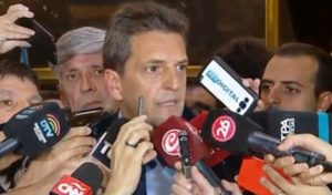 Sergio Massa aseguró que “vamos a superar esta crisis entre todos”