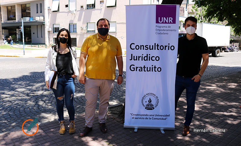 El Consultorio Jurídico de la UNR brindó asesoramiento gratuito en el distrito centro