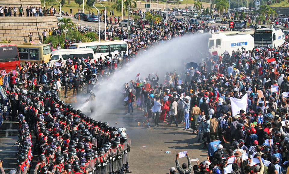 El Gobierno de facto reprime las manifestaciones y se agrava la crisis política en Myanmar