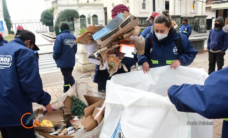 Jornada de protesta por una Ley de Envases con Inclusión Social