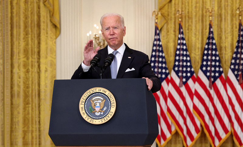 Biden defendió la retirada de EEUU de Afganistán y afirmó: «Nuestra misión nunca fue construir una Nación»
