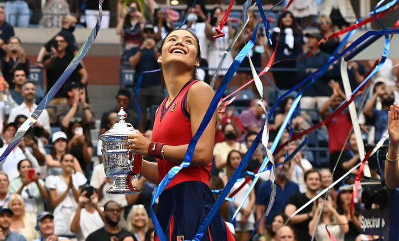 La juvenil Emma Raducanu se quedó con el Abierto de Estados Unidos