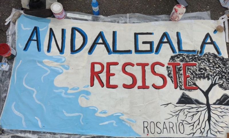 Integrantes de la Asamblea el Algarrobo de Andalgalá visitan Rosario