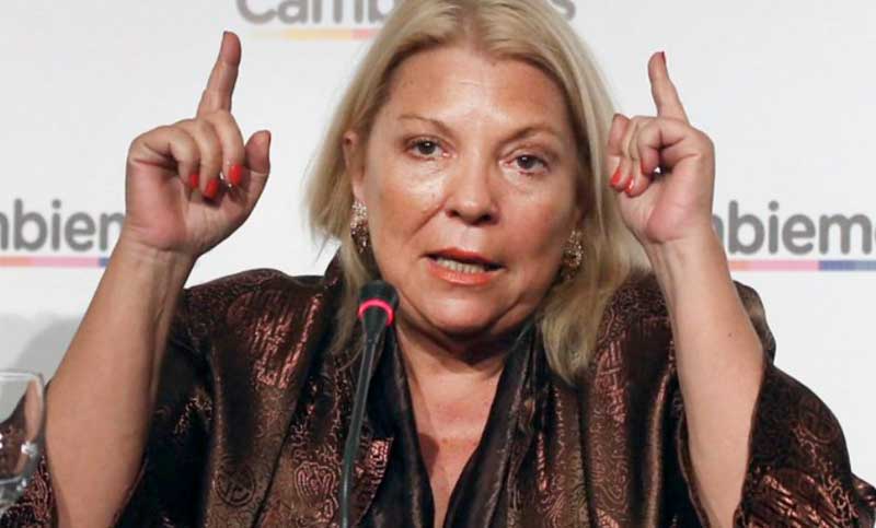 Carrió reveló que deberá hacer «reposo absoluto algunos meses» tras recibir el alta por un accidente isquémico