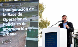 Giuliano, sobre la base de Operaciones Policiales: «Necesitamos demostrar que el Estado es estar presente»