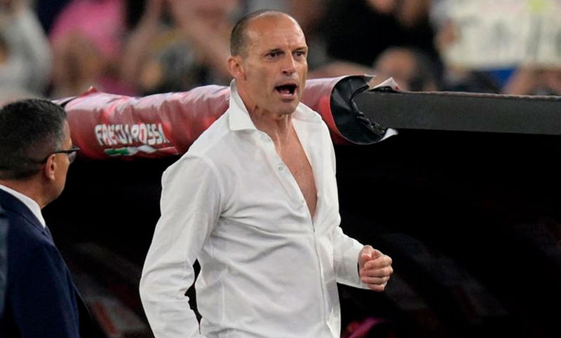 El entrenador de Juventus fue despedido por mal comportamiento