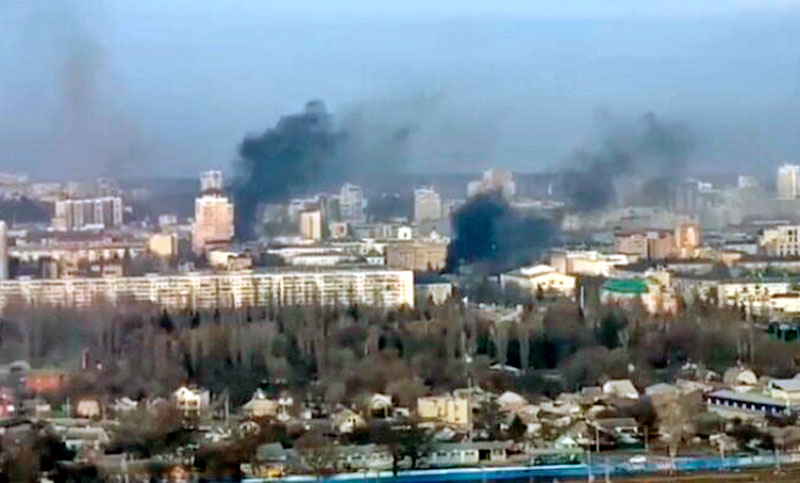 Rusia derribó con su sistema de defensa varios objetivos aéreos sobre la ciudad de Belgorod
