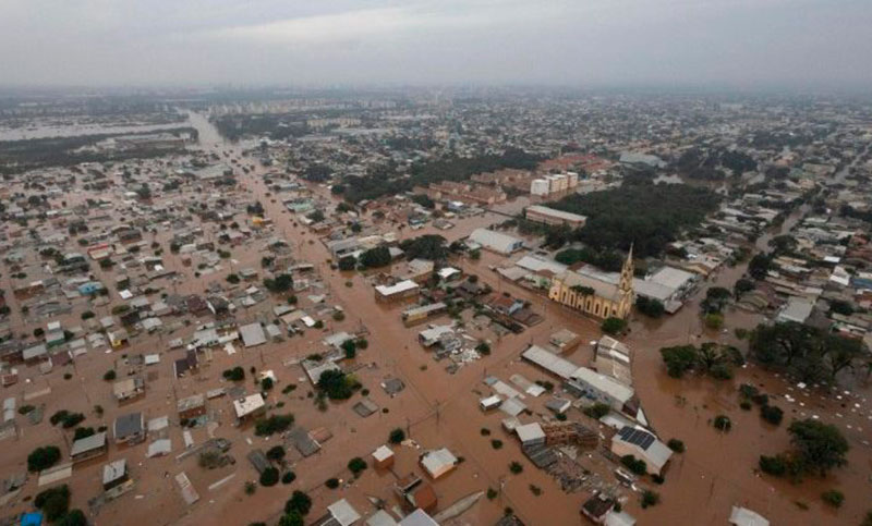 Inundaciones en Brasil: el números de muertos llegó a 155 y hay 94 desaparecidos