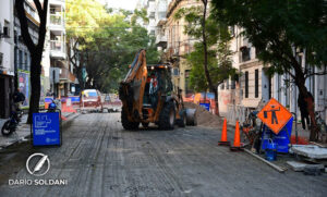 Continúan los trabajos de repavimentación en el macrocentro