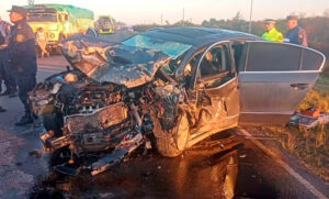 Cuatro muertos en un choque frontal cerca de Concepción del Uruguay