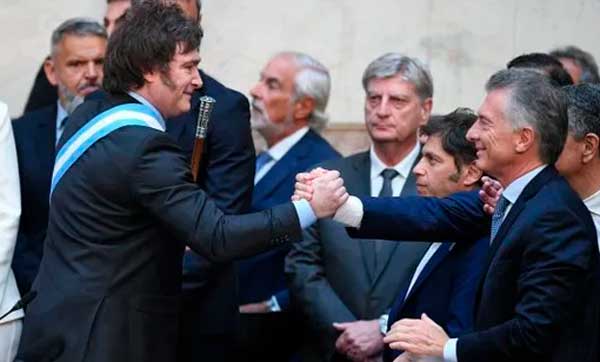 Javier Milei y Mauricio Macri