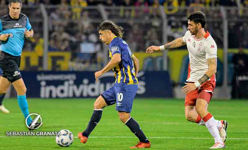 Central empujó, pero le faltó fútbol y perdió 1 a 0 con Huracán en el Gigante