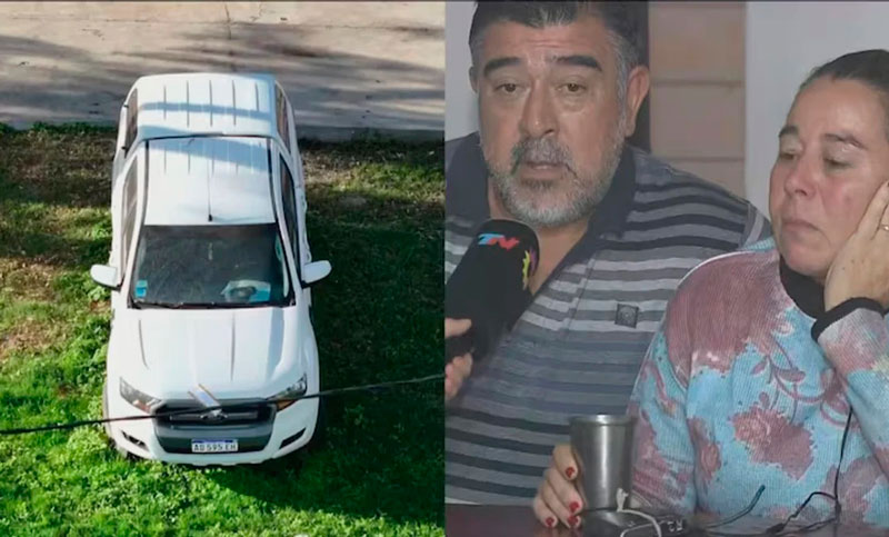 Resultó masculino el ADN encontrado en las ruedas de la camioneta de la pareja Pérez-Caillava