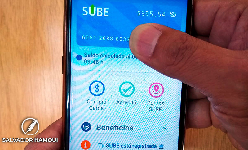 Aumentaron el límite de carga de la app Sube y se podrá acreditar hasta 40 mil pesos en la tarjeta