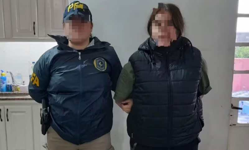 Detuvieron a la hermana de Lindor Alvarado por trasladar más de 30 kilos de cocaína