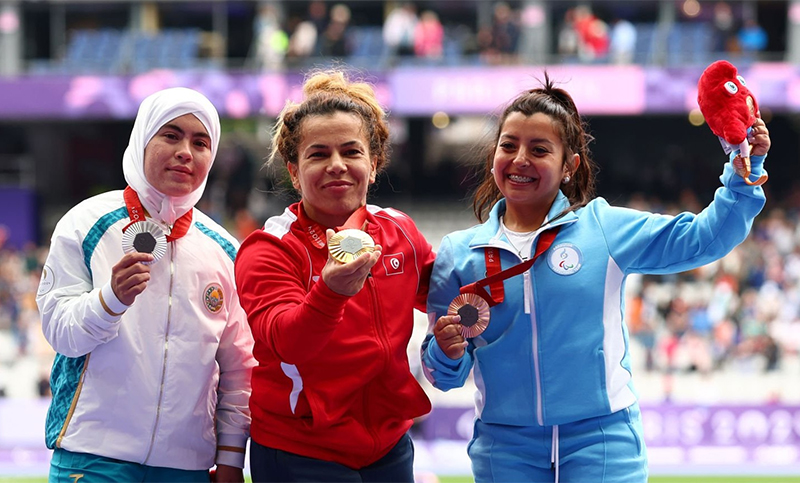 Antonella Ruiz Díaz ganó la primera medalla argentina en los Paralímpicos