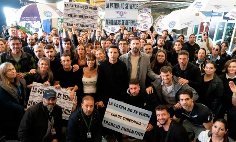 Aeronavegantes irán al Congreso en contra de la privatización de Aerolíneas Argentinas