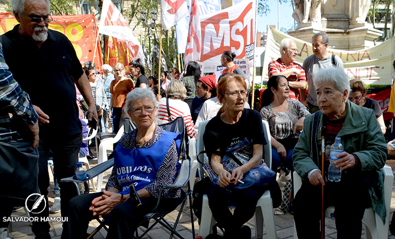 En su día, jubilados concentraron y reclamaron por haberes dignos y salud de calidad