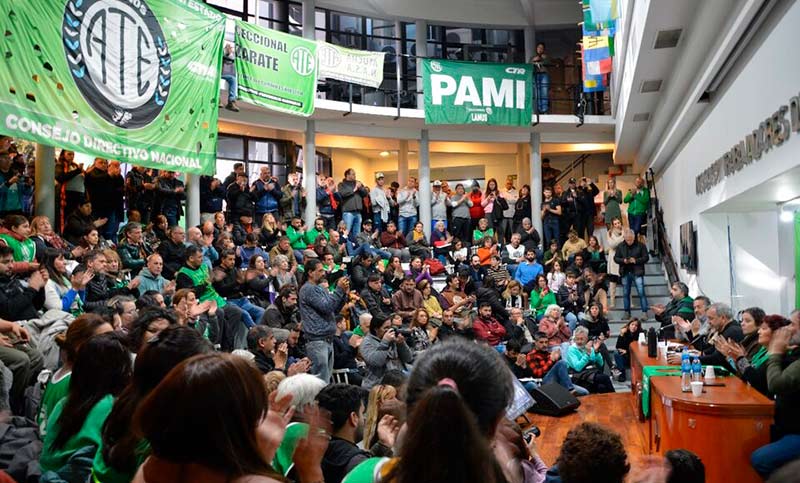 ATE definió un paro nacional con movilización a Plaza de Mayo para el 26 de septiembre