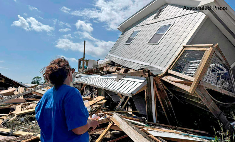 Estados Unidos registra hasta el domingo más de cien muertes por el huracán Helene