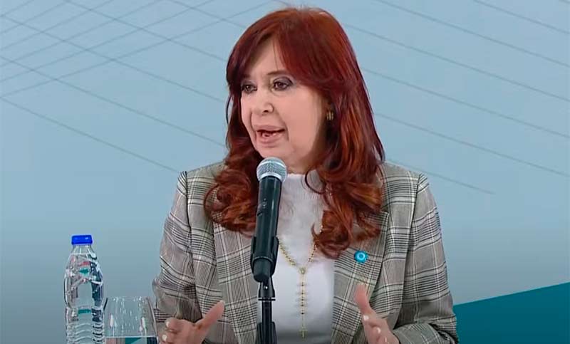 Cristina Fernández, en el Conurbano bonaerense: «El ajuste a jubilados es una auténtica tragedia social»