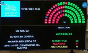 El Senado aprobó con modificaciones la Boleta Única de Papel y vuelve a Diputados