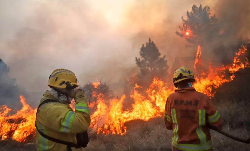 Los incendios en Calamuchita ya consumieron más de 12.000 hectáreas: hay un detenido