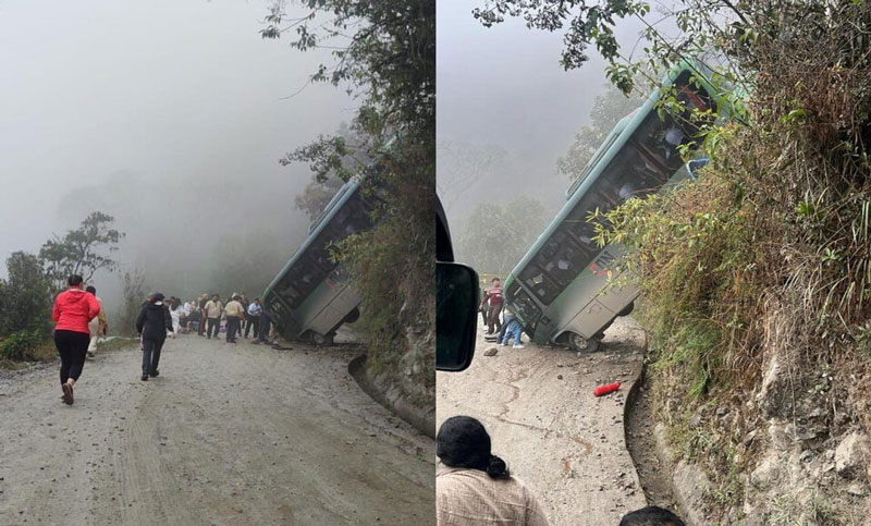 Machu Picchu: se desbarrancó un micro con turistas, hay dos argentinos heridos