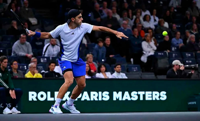 Francisco Cerúndolo quedó eliminado del Masters 1000 de París