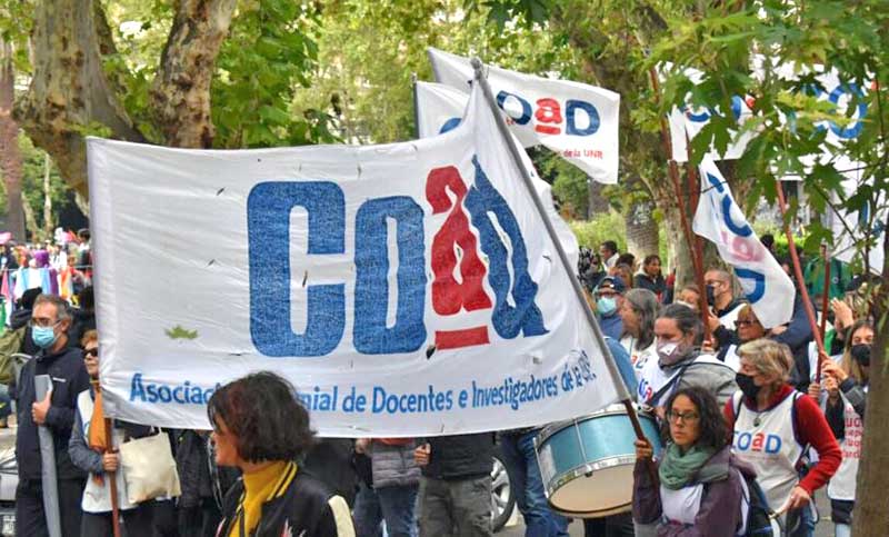 Conflicto universitario: Coad para 72 horas con carpa docente y asambleas