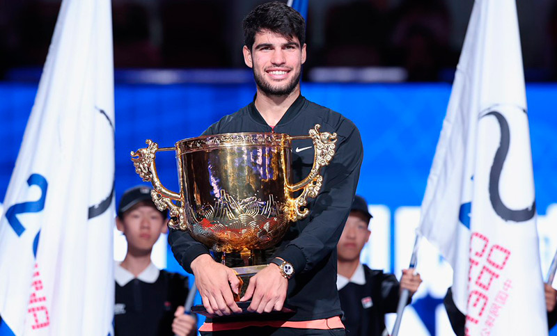 Carlos Alcaraz se quedó con el ATP 500 de Beijing