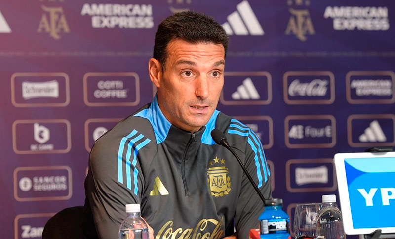 Scaloni: «En la Selección Argentina están los mejores y no hay relajación»