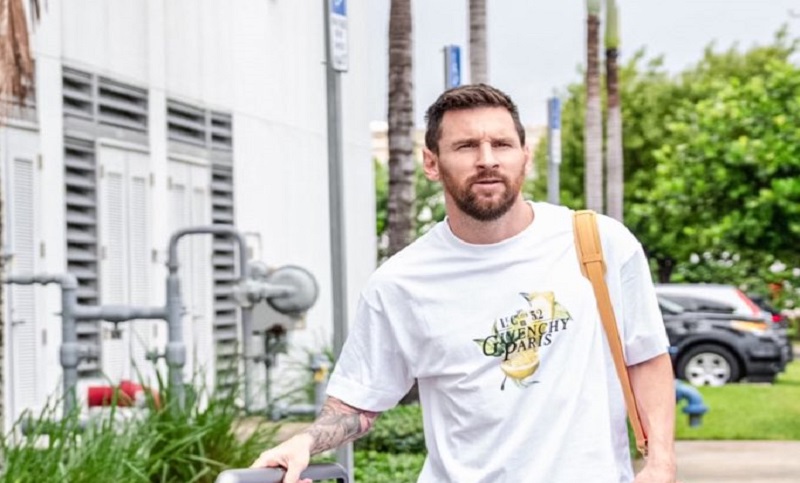 En medio de la amenaza del huracán Milton, Messi se sumó a los entrenamientos de la Selección en Miami