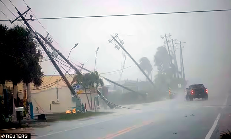 Al menos cuatro muertos dejó el huracán Milton que sacudió fuerte la península de Florida