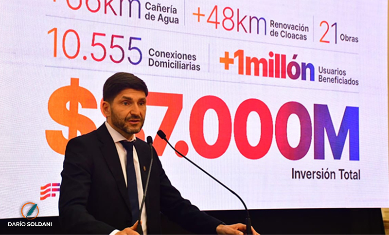 Presentaron el plan de obras de Aguas Santafesinas, que contempla una inversión de 87 mil millones de pesos