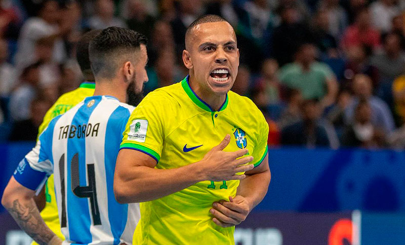 Argentina dejó todo en la final del Mundial de Futsal pero Brasil se quedó con el título