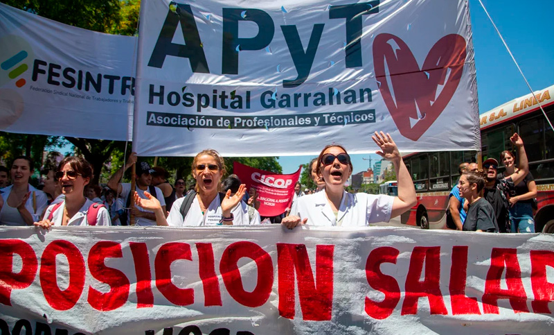 Trabajadores del Hospital Garrahan realizarán una «Marcha Blanca» en el Congreso