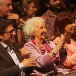 Cristina y Axel Kicillof se mostraron juntos en el acto por el aniversario de Abuelas