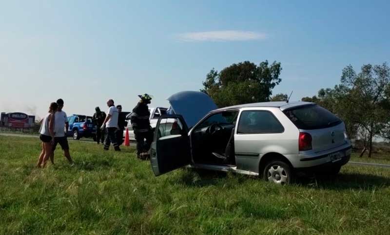 Funes: varios heridos tras un choque en cadena en la autopista Rosario – Córdoba